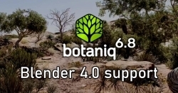 Botaniq草木植物植被库Blender插件V6.8.1版