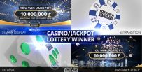 幸运大奖庆贺展示动画AE模板 Videohive Casino Jackpot Lottery Winner 7646169