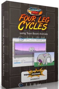 Toon Boon Animate步行运动动画技术视频教程 CartoonSmart Walk Cycles