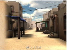 阿拉伯村庄城市环境3D模型Unity游戏素材资源