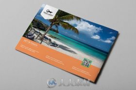 旅游观光宣传指南indesign排版模板Travel agency Brochure 47