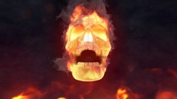 火焰骷髅Logo演绎动画AE模板