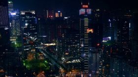广州灯光夜景视频素材