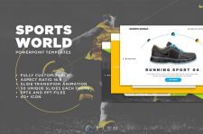 运动世界PPT模板Sports-World-PowerPoint-Templates