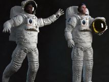 宇航员完整高精度3D模型 TurboSquid Astronaut Rigged