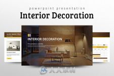 室内装饰展示PPT模板Interior-Decoration-PPT