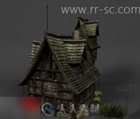 中世纪的房子3D模型