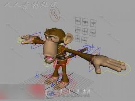 外国的经典猴子3D模型