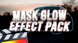 Mask Glow Effect路径轮廓边缘光效FCPX插件