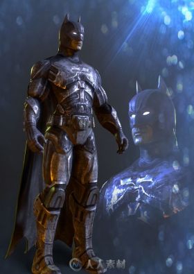 蝙蝠侠3D模型。