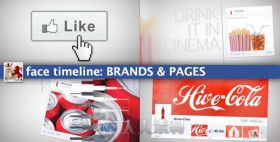创意时间线展示产品幻灯片AE模板 Videohive Face Timeline: Brands&Pages 1981811