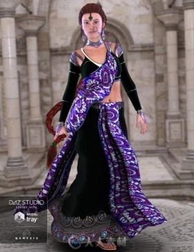 华丽优雅时尚的女性奥迪亚服装3D模型合辑