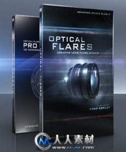 《AE镜头光晕插件Optical FlaresV1.3.3版》Video Copilot Pro Flares 1.3.3 Bundle...