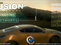 《Fusion汽车场景合成视频教程》cmiVFX Fusion Procedural Shading Networks