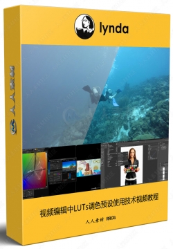 视频编辑中LUTs调色预设使用技术视频教程